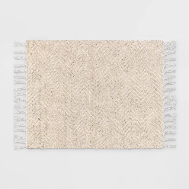 2&#39;x3&#39; Handloom Woven Accent Rug Natural/Ivory - Threshold&#8482; | Target