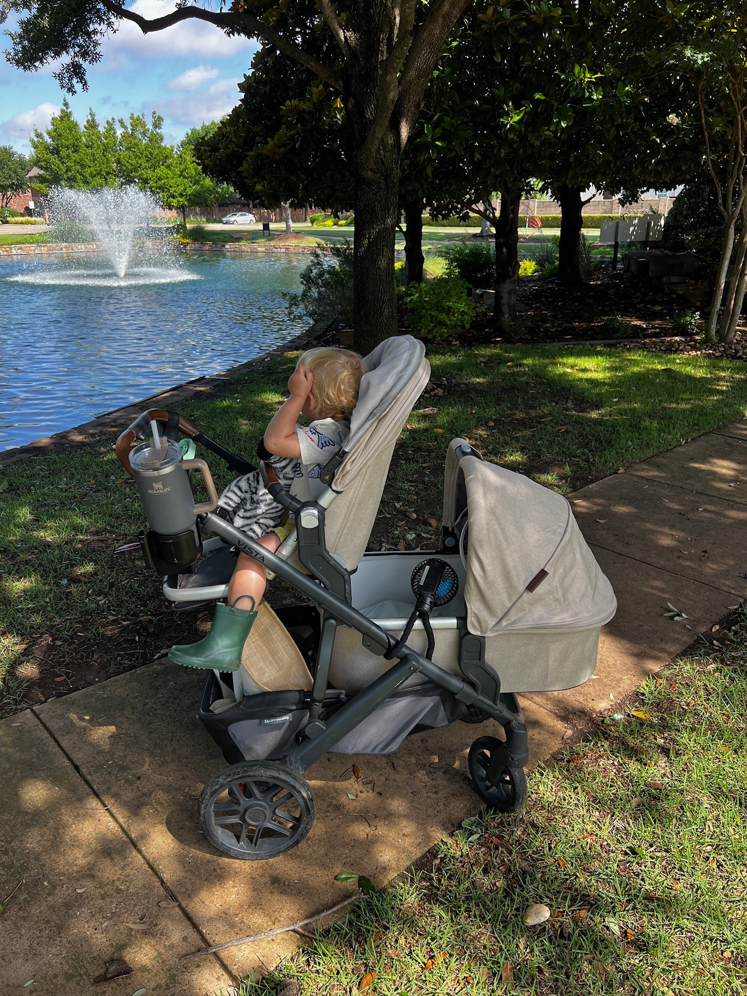 Stroller details! Love this set up for walks with my toddler and baby 

Registry ideas, baby stroller, toddler stroller, bassinet

#LTKFamily #LTKKids #LTKBaby