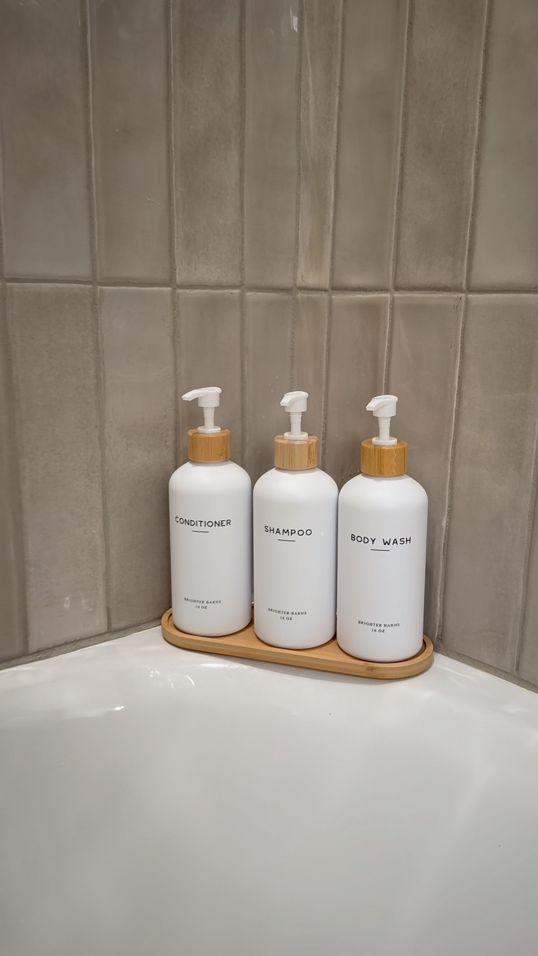 Ordered these to organize my daughter’s shampoo bottles in her bathroom! Love them! They also come in black! 


Shampoo dispenser, conditioner dispenser, body wash dispenser, shower organization, bathroom decor, home organization, home decor, organized home 



#amazon #amazonfinds 




#LTKHome