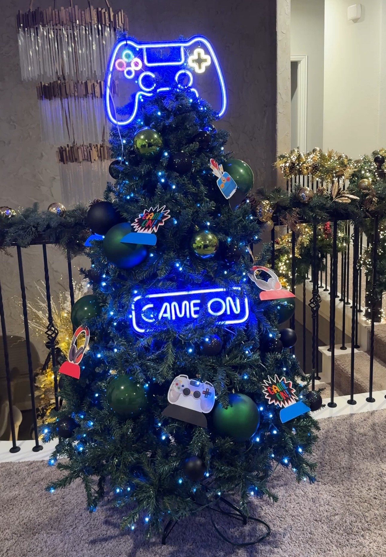 Gameroom Christmas Tree 

#LTKSeasonal #LTKHome #LTKHoliday