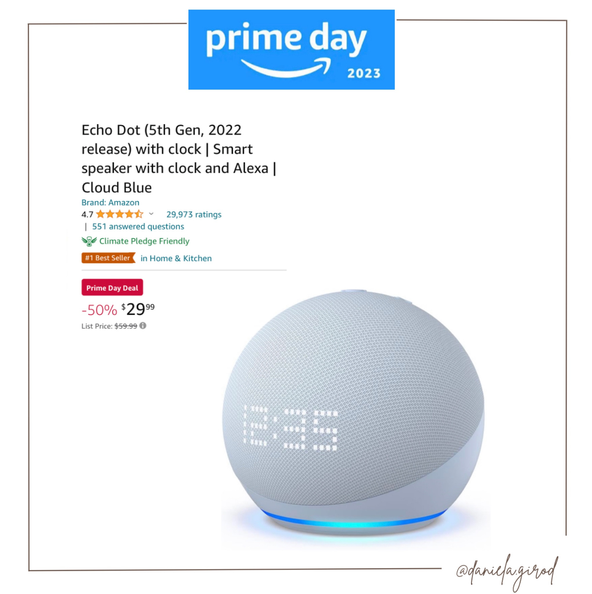 Prime Days 2023
Echo Dot 50% off 

#LTKhome #LTKkids #LTKfind #amazonprime #primedays #salealert

#LTKfamily #LTKxPrimeDay #LTKBacktoSchool