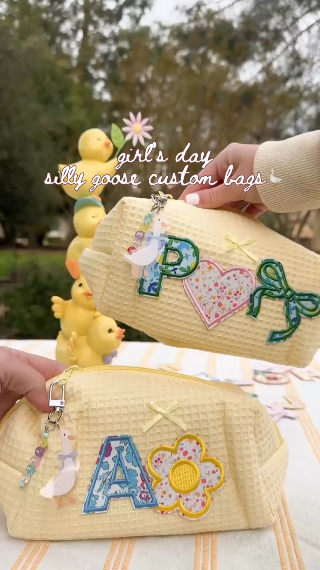 Silly goose bags!🪿🫶🏻🎀💖

#LTKdayinmylife #LTKSeasonal #LTKootd