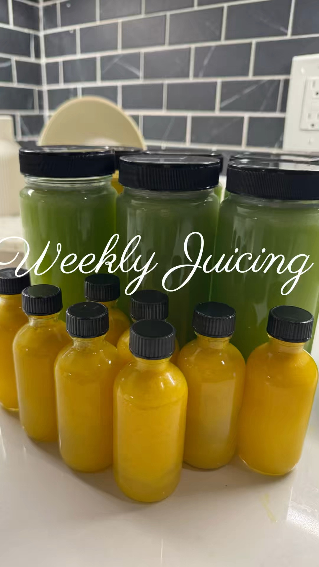 Weekly Juicing 🍋
Ginger Shots
-One medium size ginger root
-2 lemons
-5 medium size oranges

Green juice
-5 cucumbers
-1 bag of celery
-1 bag of green apples
-1-2 sticks of mint leaves 
-2 small chunks of ginger (optional)
@Wayfair 

#wayfair #juicing juicingrecipes wellness wellnesstips hamiltonbeach

#LTKfoodie #LTKSaleAlert #LTKmorningroutine