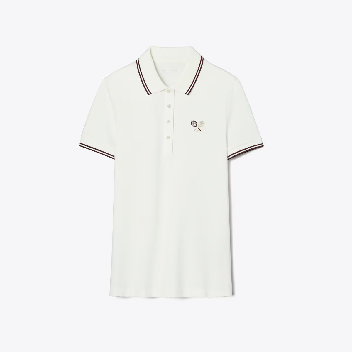 Tech Piqué Tennis Polo: Women's Designer Tops | Tory Sport | Tory Burch (US)