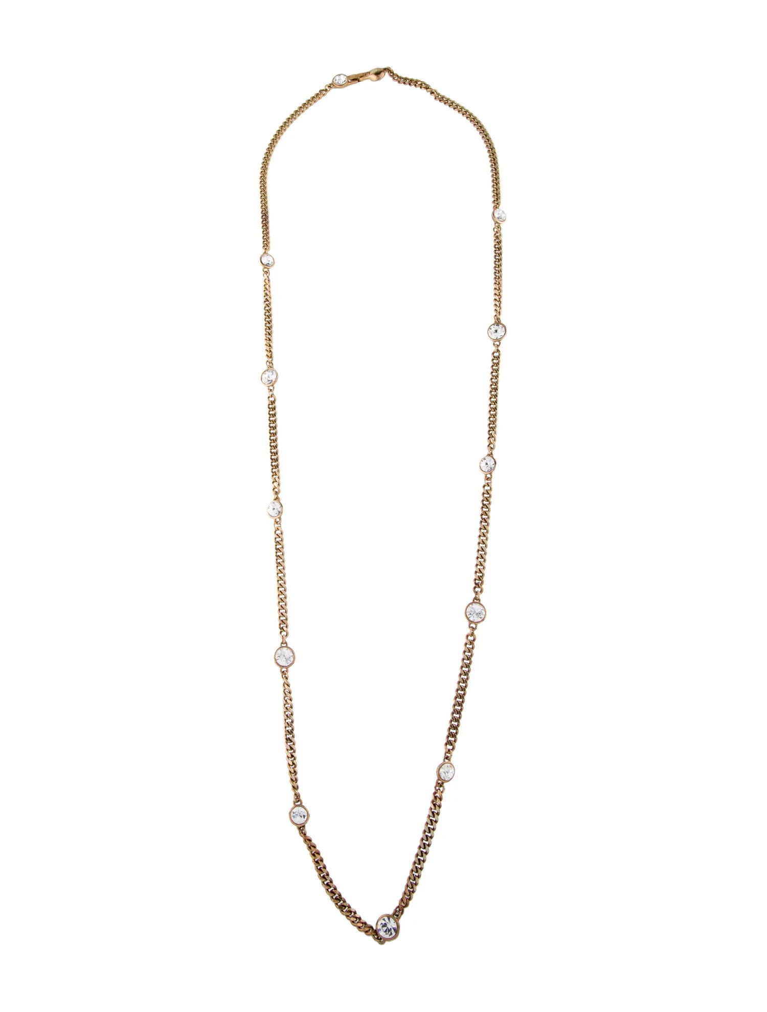 Crystal Station Necklace | The RealReal