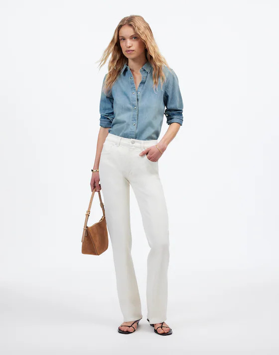 Denim Classic Button-Up Shirt in Altoona Wash | Madewell