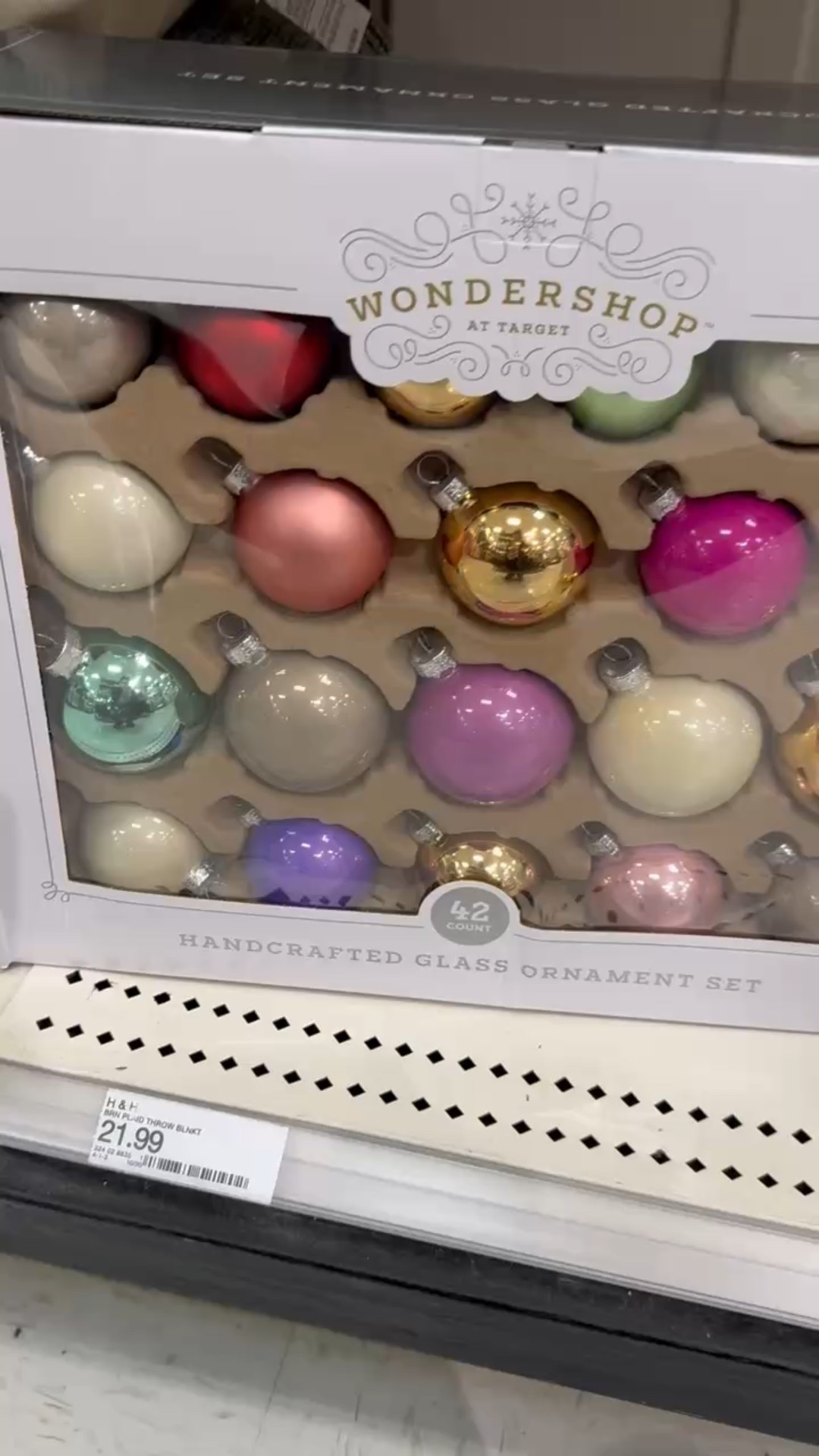 These ornaments are so pretty! The colors feel fresh, festive, and perfect for a bright holiday tree.

#LTKHoliday