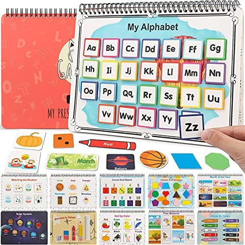 GAMENOTE Activity Busy Book for Toddlers - Preschool Binder Montessori Toy Quiet Books Educationa... | Amazon (US)