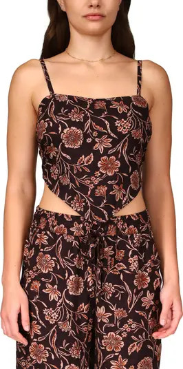 Sanctuary The Scarf Floral Crop Camisole | Nordstrom | Nordstrom