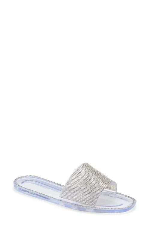 Steve Madden Joyous Slide Sandal in Clear at Nordstrom, Size 6 | Nordstrom