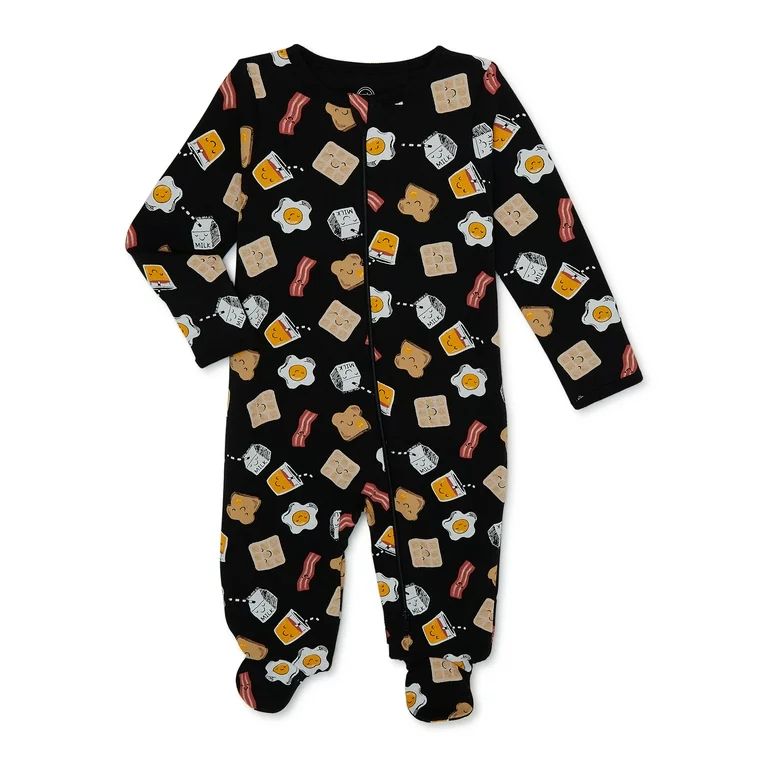 Wonder Nation Baby Boy or Girl Breakfast Sleep N Play, Sizes 0/3 Months-6/9 Months | Walmart (US)