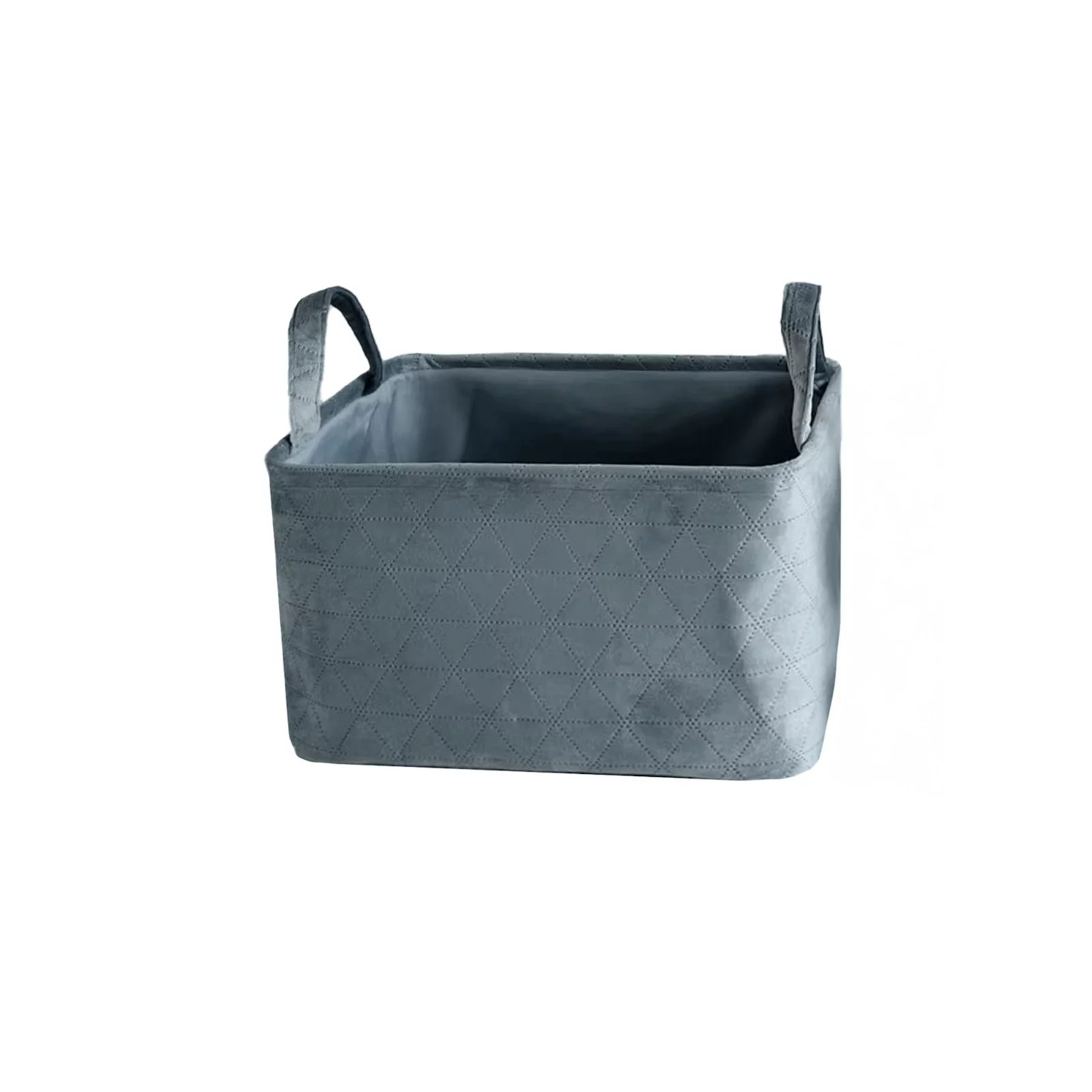 Neatly Quilted Velvet Fabric Basket | Kohl's