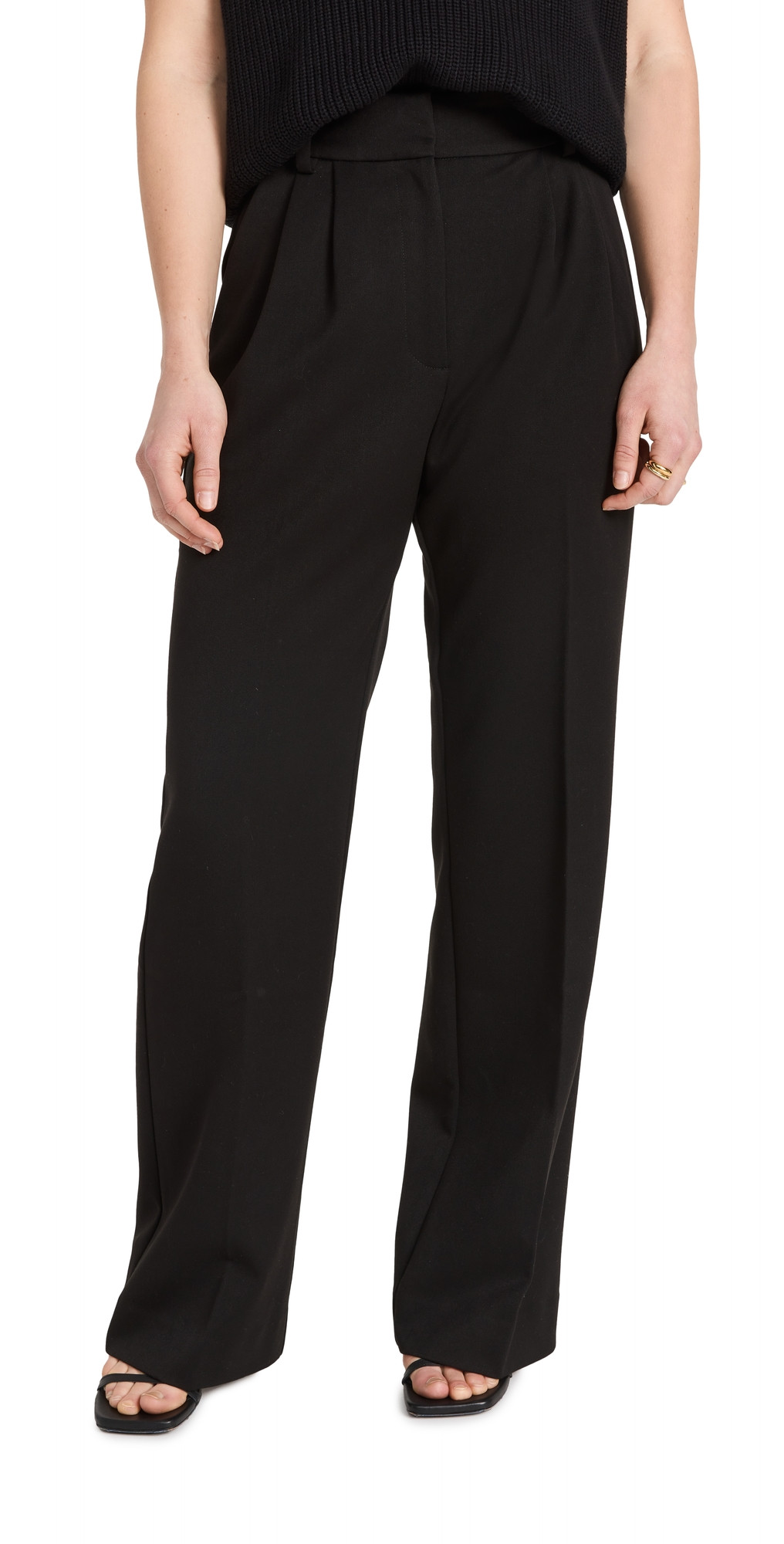 Favorite Daughter The Favorite Pants Petite Black 10 | Shopbop