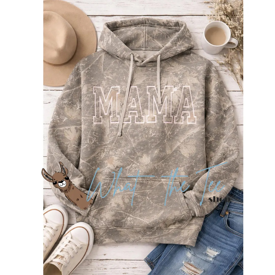 Embroidered Mama Camo Hoodie | Cozy Mom Hoodie | Mother's Day Gift for Mom | Custom Mama Sweatshi... | Etsy (US)