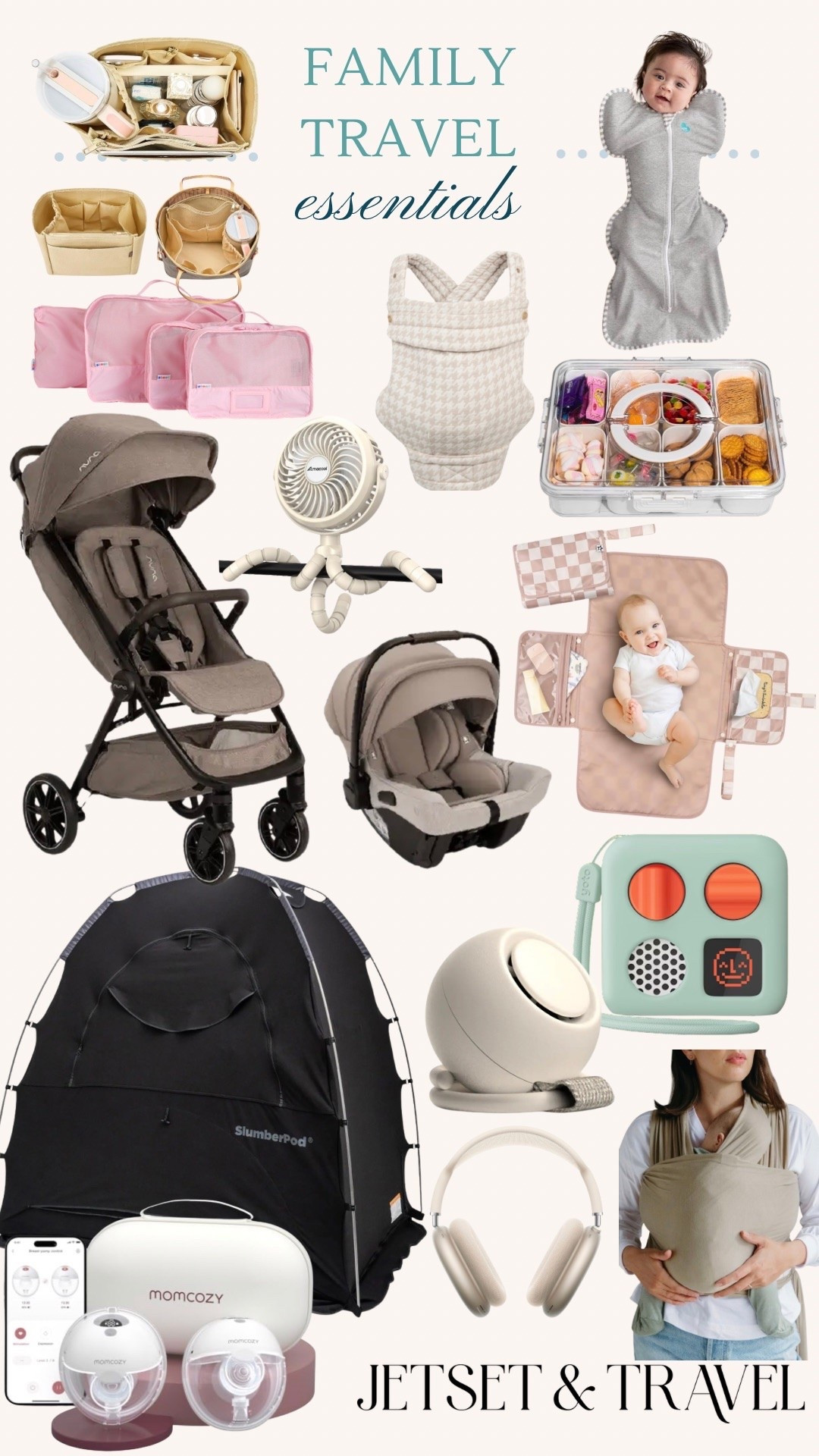 I can’t believe we are about to be in this stage! Baby girl will be here so soon, and we can’t wait to take her on her first trip! After chatting with clients and fellow moms, I’ve gathered up some items that seem to be well loved by families who travel often. We’ve got our Nuna trvl lx system ready to go. The Slumber Pod and portable Hatch sound machine seem like game changers for good sleep! I’ve also linked a few basics like changing pad, portable fan, packing cubes, and baby carriers. What am I missing?! I hope you find this list helpful for your next trip. ✈️

#familytravel #travel #baby #newmom #hatch #slumberpod #yoto #nuna #babygirl #kids #babyessentials

#LTKTravel #LTKKids #LTKBaby