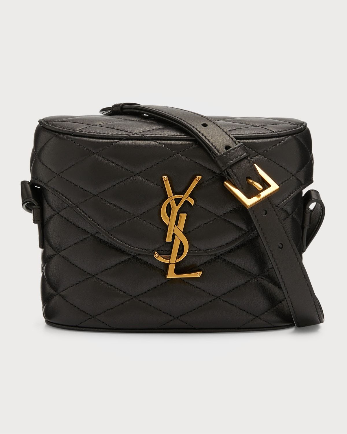 YSL Quilted Lambskin Crossbody Bag | Neiman Marcus