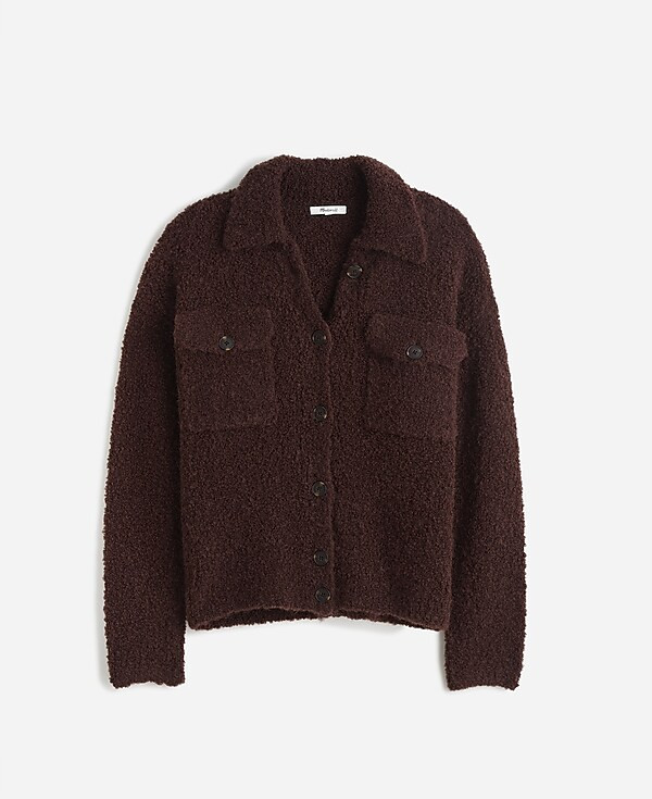 Bouclé-Knit Sweater Jacket | Madewell