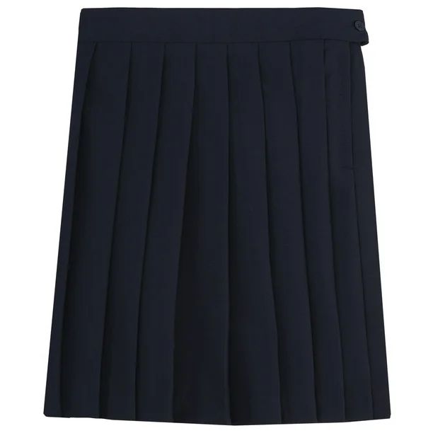 French Toast Girls School Uniform Adjustable Waist Mid Length Pleated Skirt, Sizes 4-20 | Walmart (US)