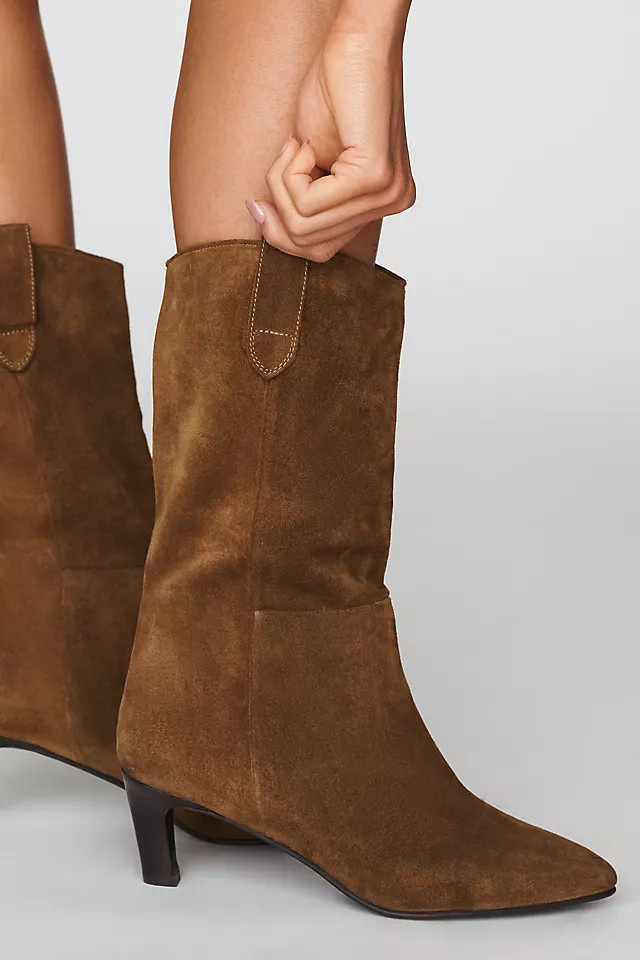 By Anthropologie Suede Western Boots | Anthropologie (US)
