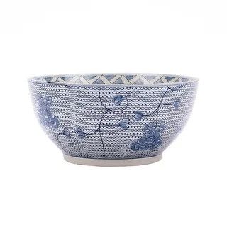 Blue And White Porcelain Chain Bowl - On Sale - Overstock - 31522316 | Bed Bath & Beyond