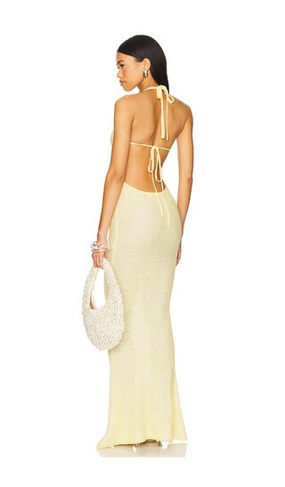 ASTA RESORT x REVOLVE Daphne Dress in Yellow. - size L | Revolve Clothing (Global)