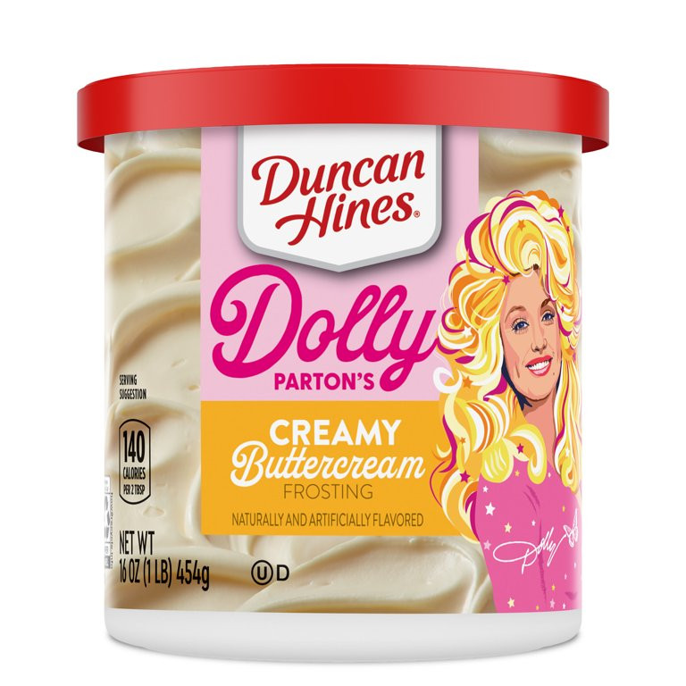 Duncan Hines Dolly Parton's Favorite Creamy Buttercream Flavored Cake Frosting, 16 oz. | Walmart (US)
