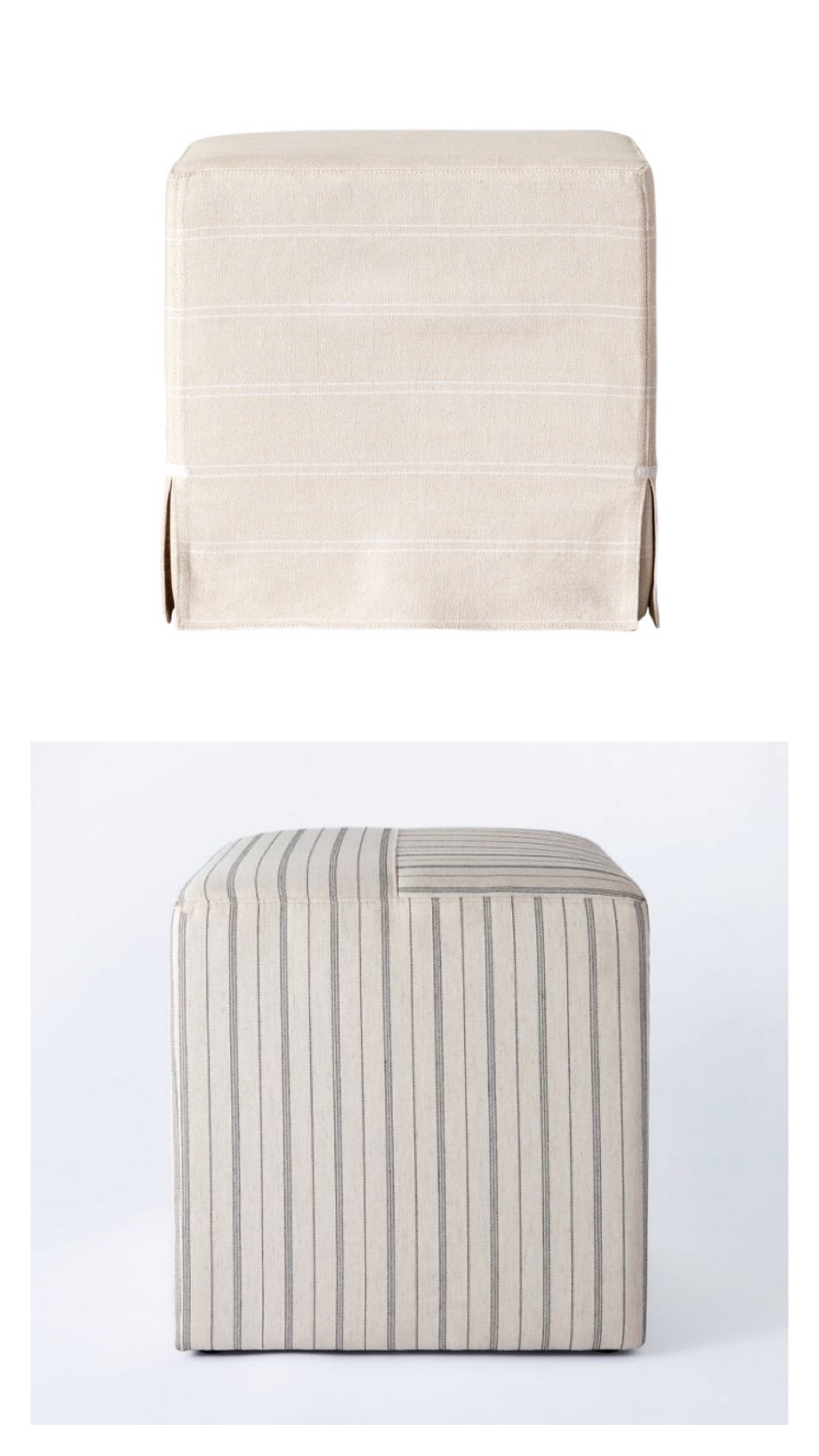 I love adding square ottomans to a living room or family room for flexible seating! Shop this transitional style ottoman at a high end price or an affordable price! 

#LTKstyletip #LTKhome