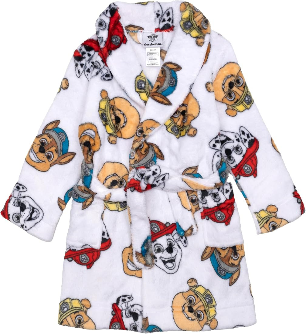 Nickelodeon Toddler Boys Paw Patrol Luxe Plush Robe | Amazon (US)