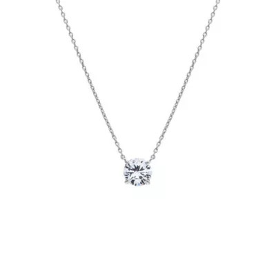 By Adina Eden Eden Juliette Necklace, Silver | Belk