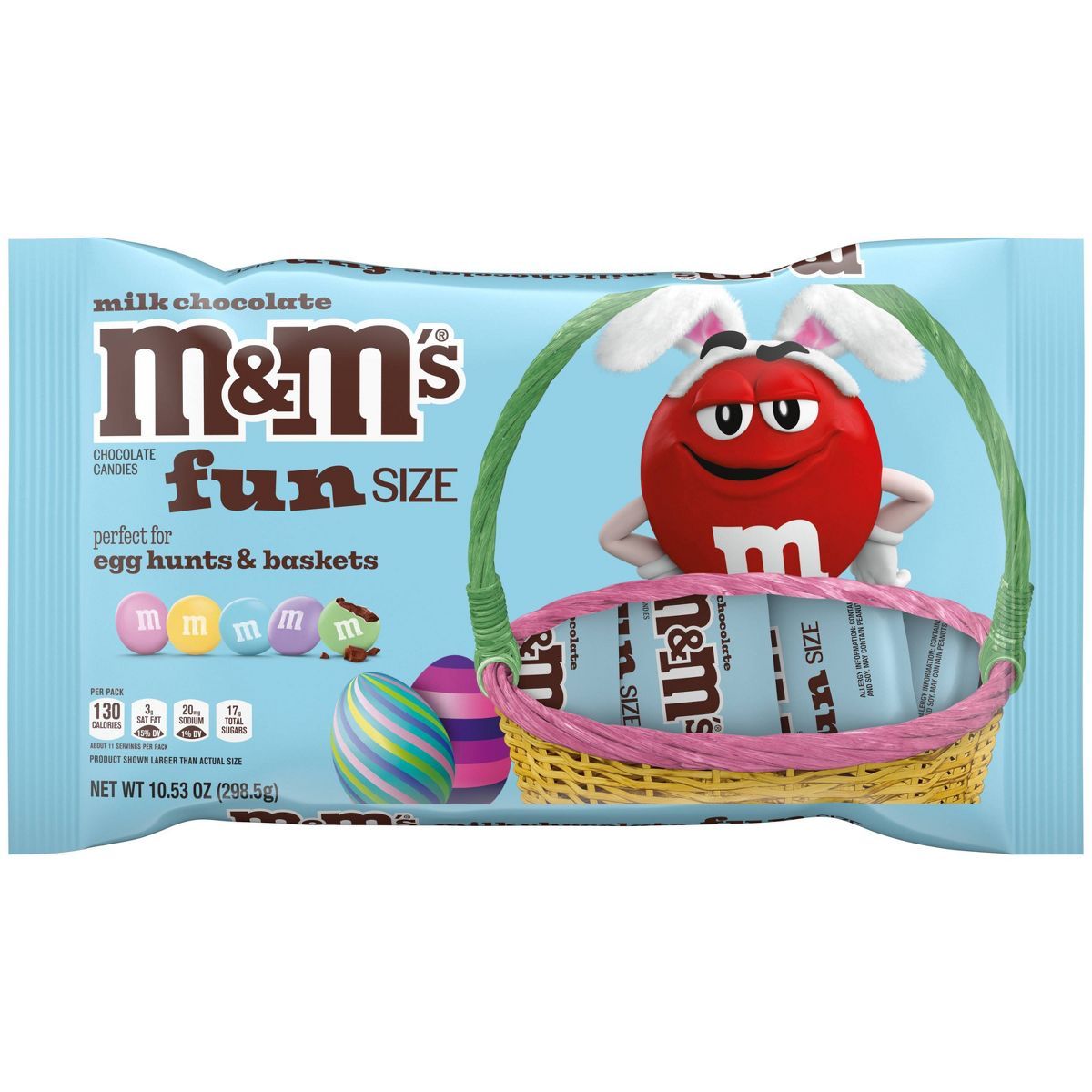 M&M's Easter Milk Chocolate Candies Fun Size - 10.53oz | Target