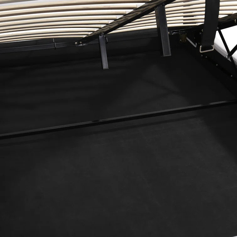 Queen Upholstered Storage Platform Bed | Wayfair North America