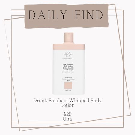 I can’t wait to try this body lotion from Drunk Elephant! 

Skincare | Spring break | essentials | vacation | travel friendly 

#LTKfamily #LTKtravel #LTKFind
