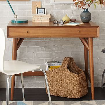 Mid-Century Mini Desk – Acorn | West Elm (US)