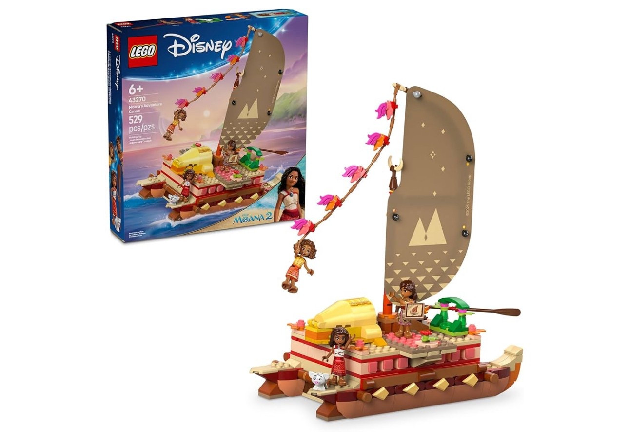 20% off 🎉

LEGO Disney Moana's Adventure Canoe Building Toy Set - Pretend Play Toy Boat for Kids, Girls & Boys, Ages 6+ - Gift for Birthdays - 43270

#LTKSaleAlert #LTKKids