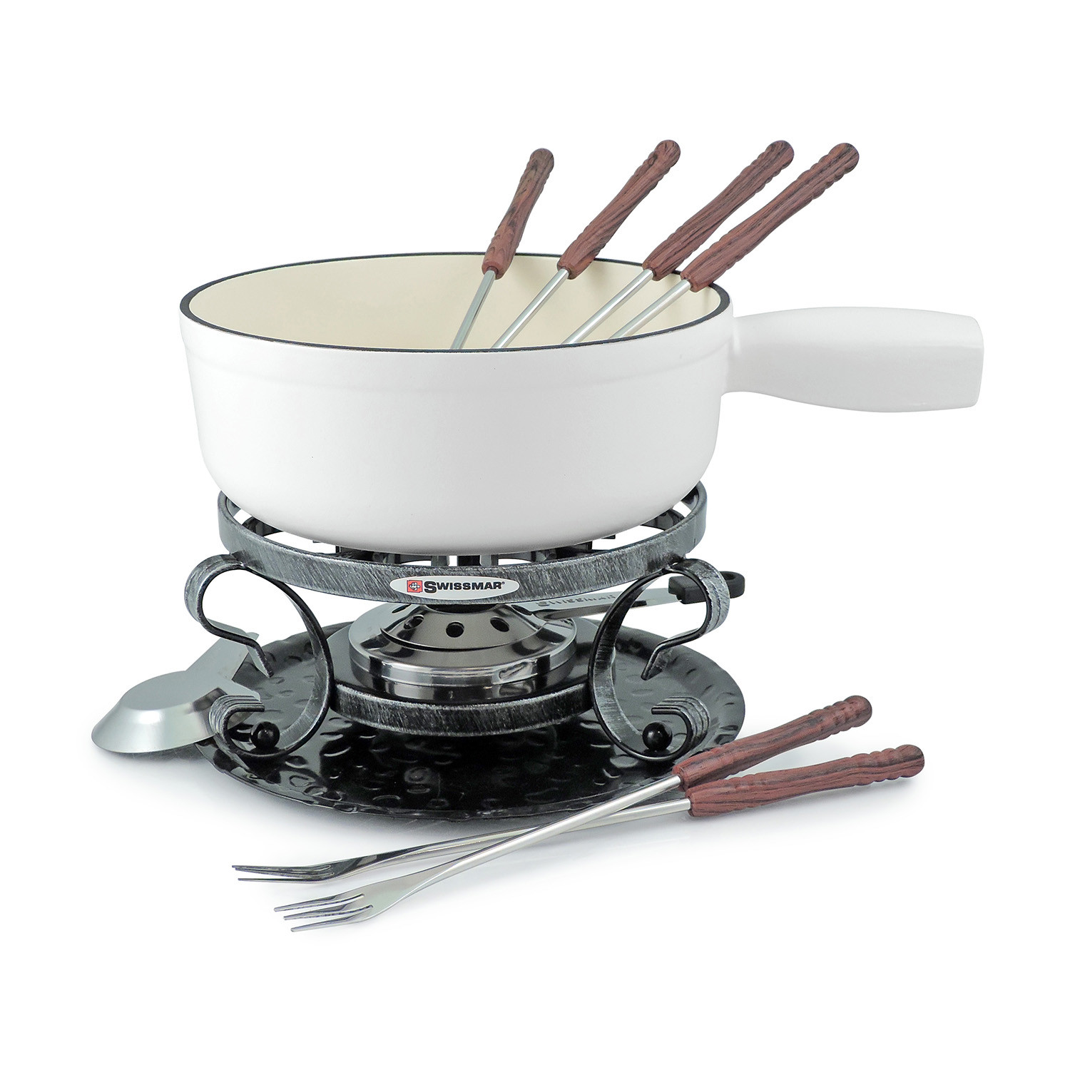 Swissmar 9-Piece Lugano Fondue Set | Sur La Table