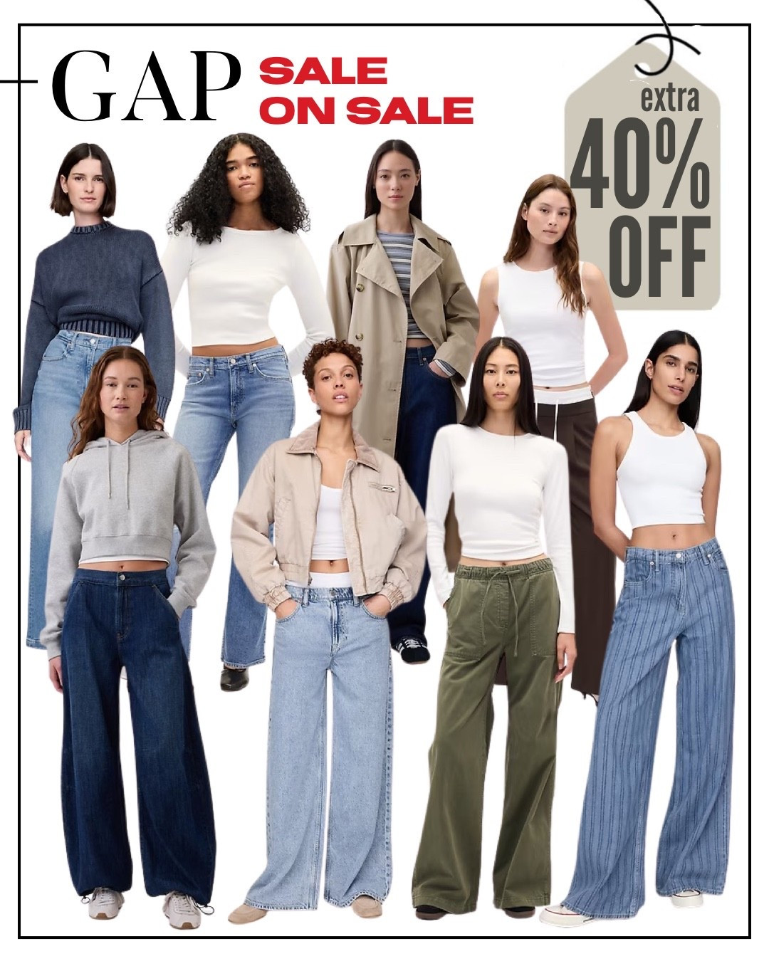 Gap EXTRA 40% OFF SALE! 