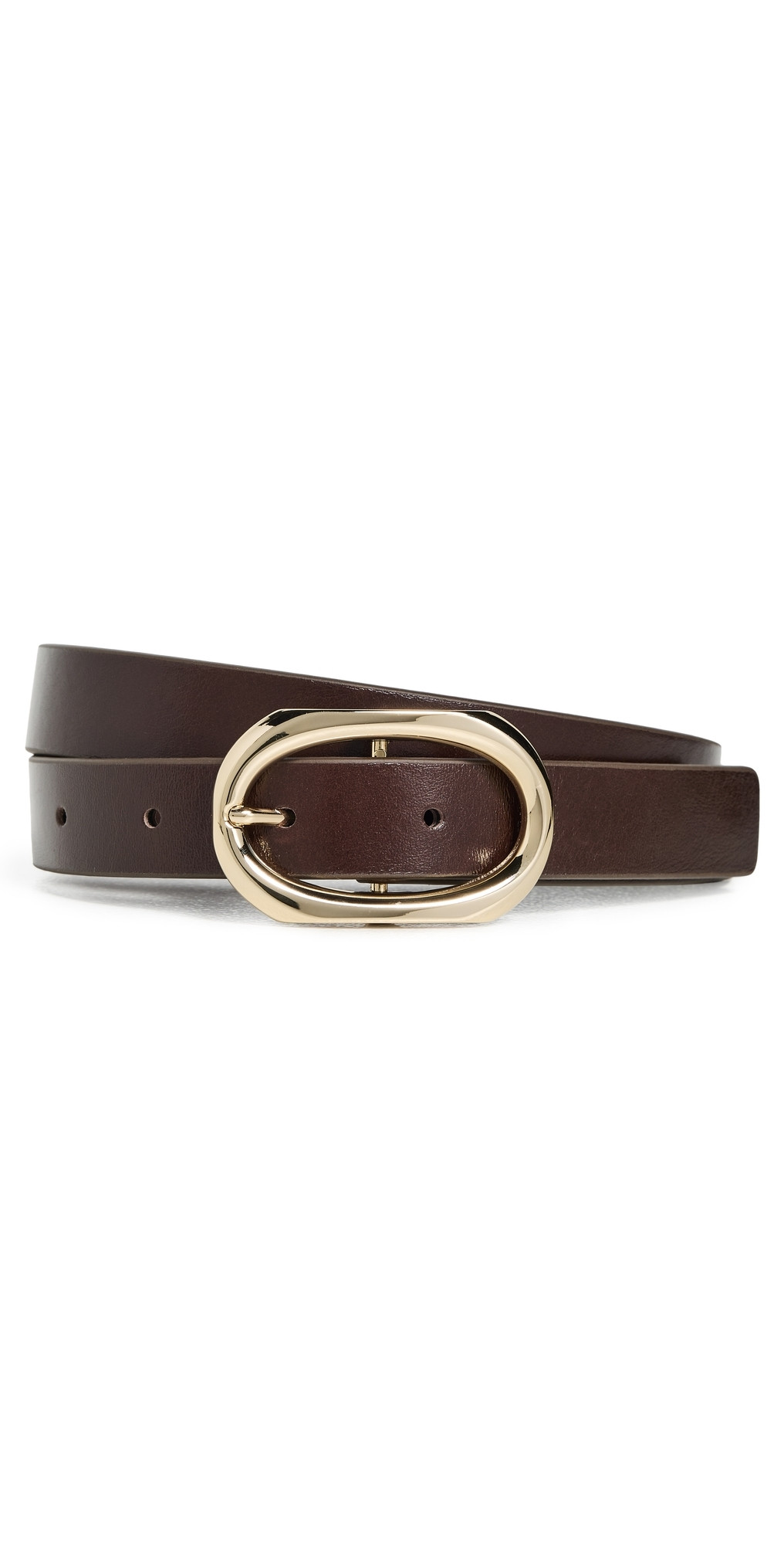 ANINE BING Small Signature Link Belt Dark Brown XS/S | Shopbop