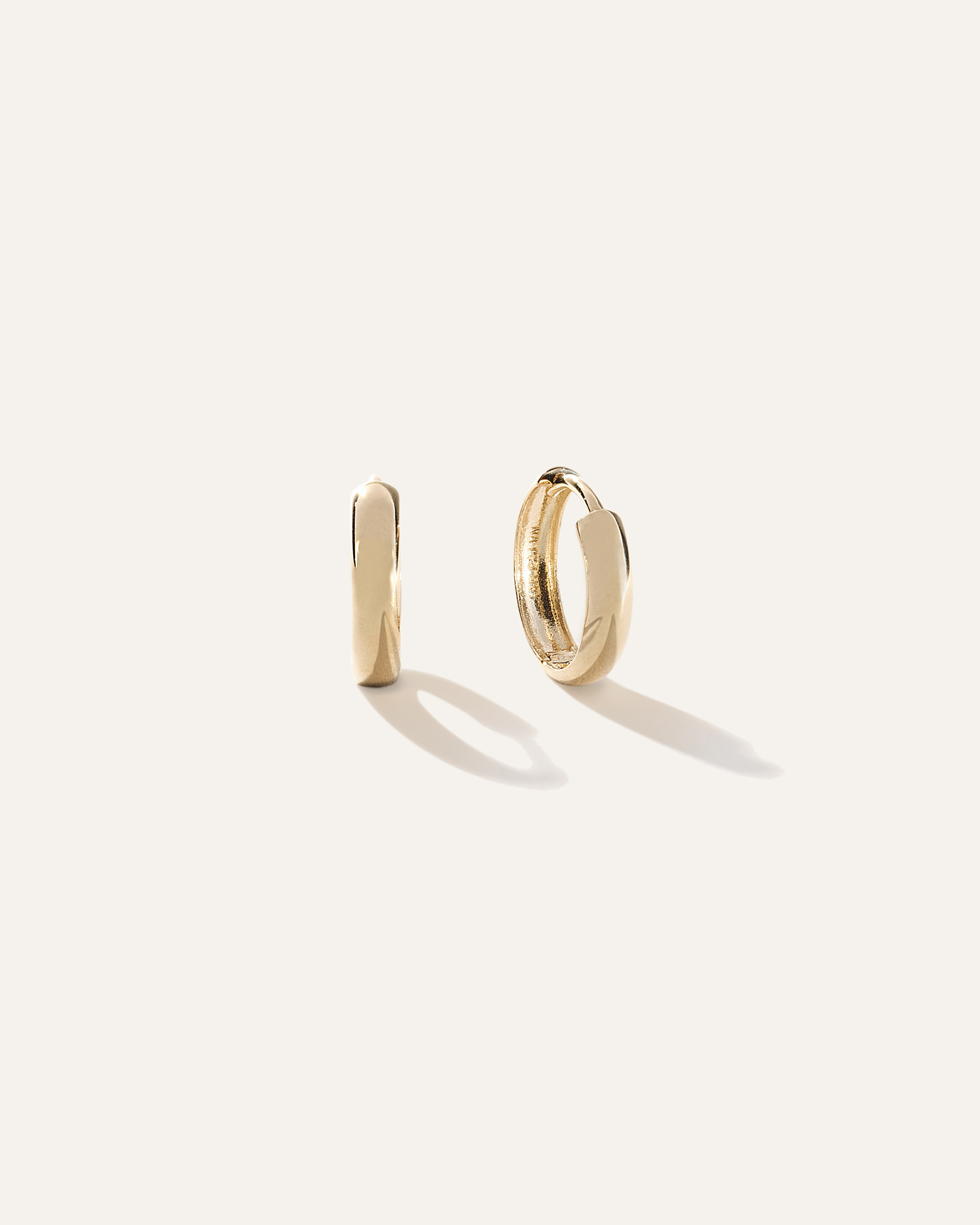14K Gold 15mm Bold Hoops | Quince