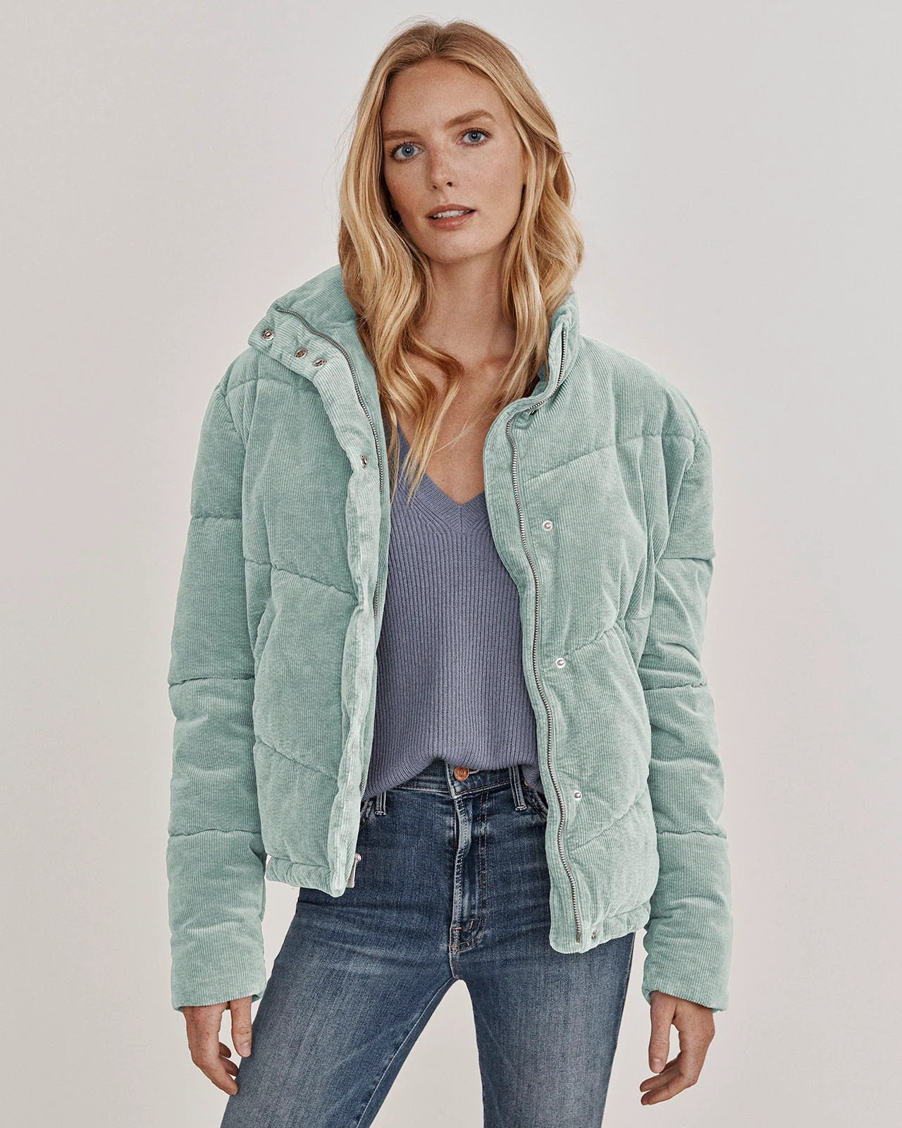 Milla Cord Puffer Jacket | Splendid