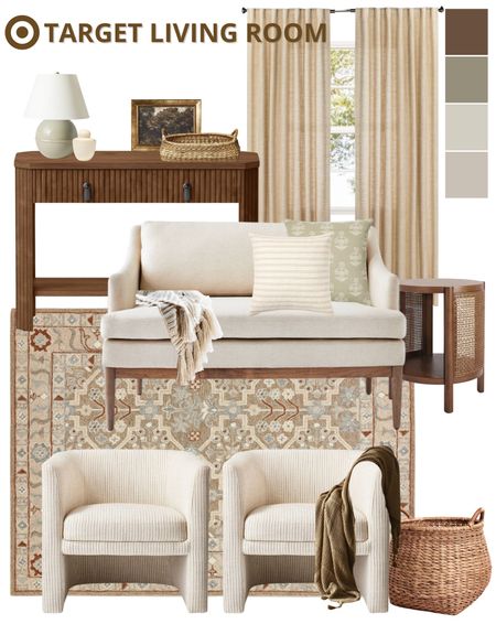 Target living room decor, studio McGee spring home decor collection, Target accent chairs, Target rug #target #livingroom 

#LTKhome #LTKsalealert #LTKstyletip