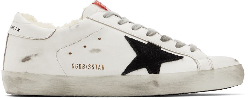 White & Black Superstar Sneakers | SSENSE