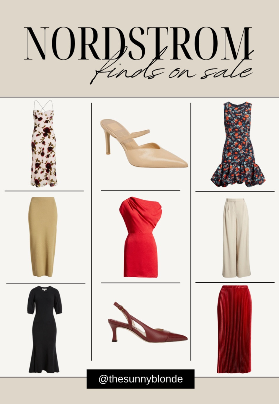 Shop these Nordstrom finds on sale today!! Here are some classic favorites for fall! 


Nordstrom, on sale, office style, office look, cocktail dress, floral dress, maxi dress, heels, maxi skirt, knit dress, Nordstrom finds, tailored pants 

#LTKShoeCrush #LTKWorkwear #LTKStyleTip