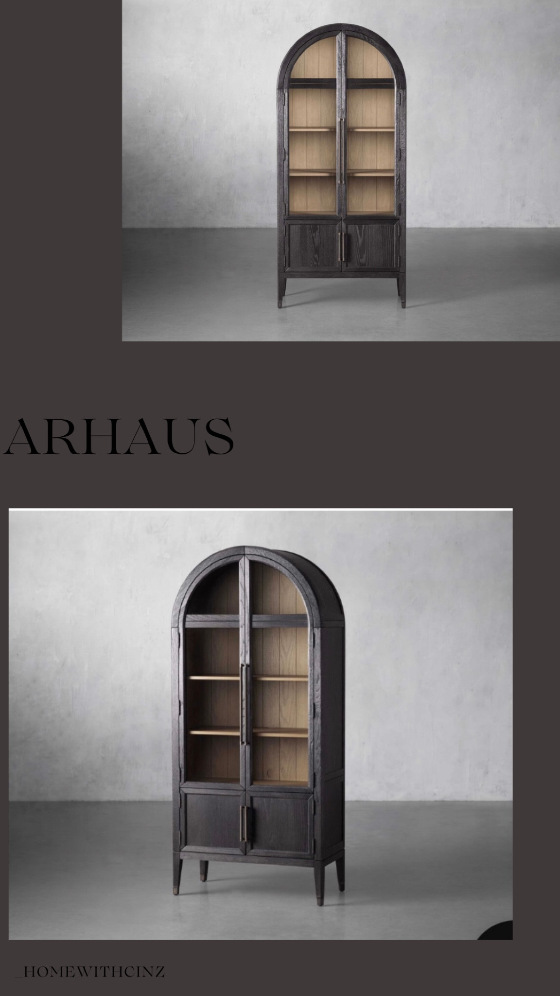 Hattie, this arch display cabinet is absolutely gorgeous 🩶

#LTKstyletip #LTKSale #LTKhome