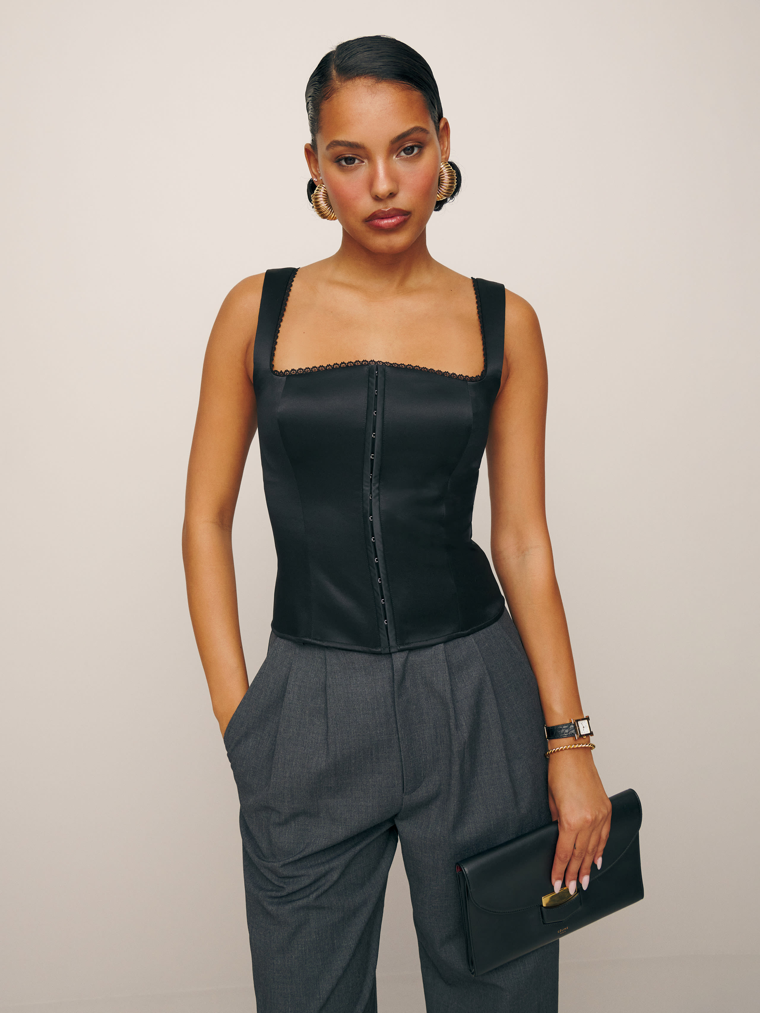 Tagliatelle Silk Top | Reformation (Global)