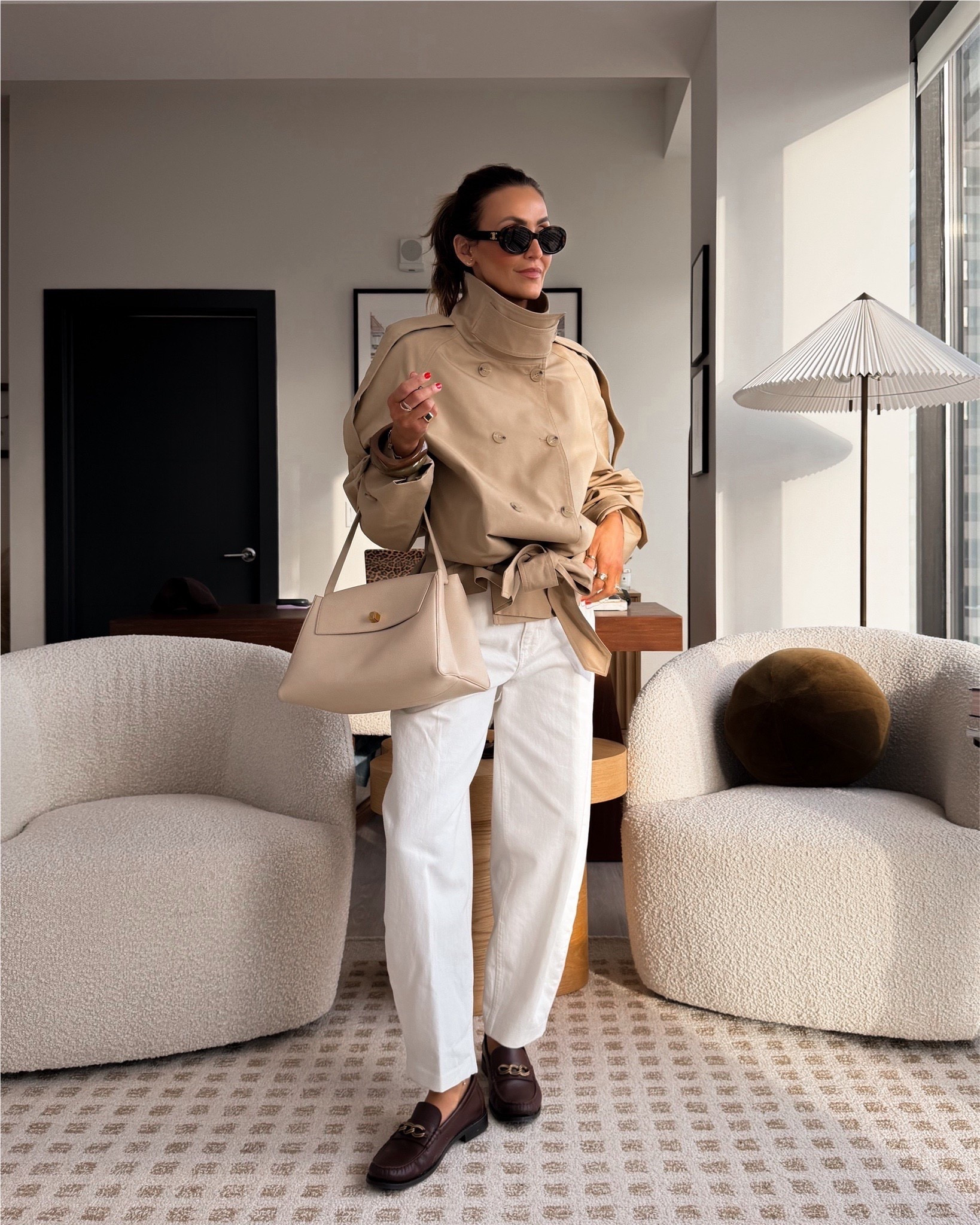 This cool girl trench has been all the rage! Found a ton of different options that fit this cropped, oversized look

#LTKSeasonal #LTKOver40 #LTKootd