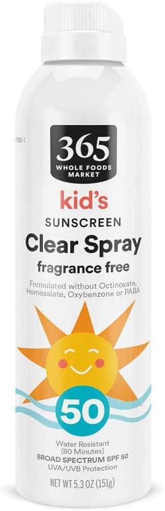 365 by Whole Foods Market, Fragrance Free Kid's Sunscreen SPF 50, 5.3 Ounce | Amazon (US)