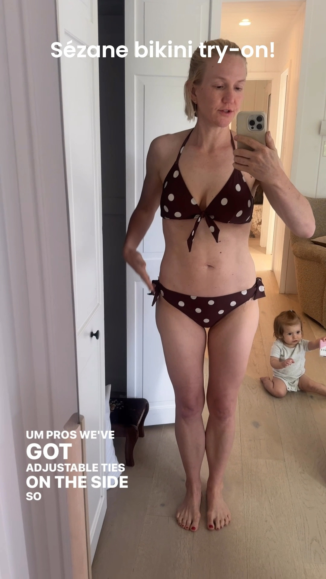 This Sézane bikini is so fun! Pros: The fit is fully adjustable and it’s quite comfortable. Cons: The styling might be a little too girly for my taste. But it’s a strong contender if you love a polka dot! I’m wearing size medium on the bottom and large on top (I’m a D34). #sezane #bikini #swimwear

#LTKSeasonal #LTKSwim #LTKOver40