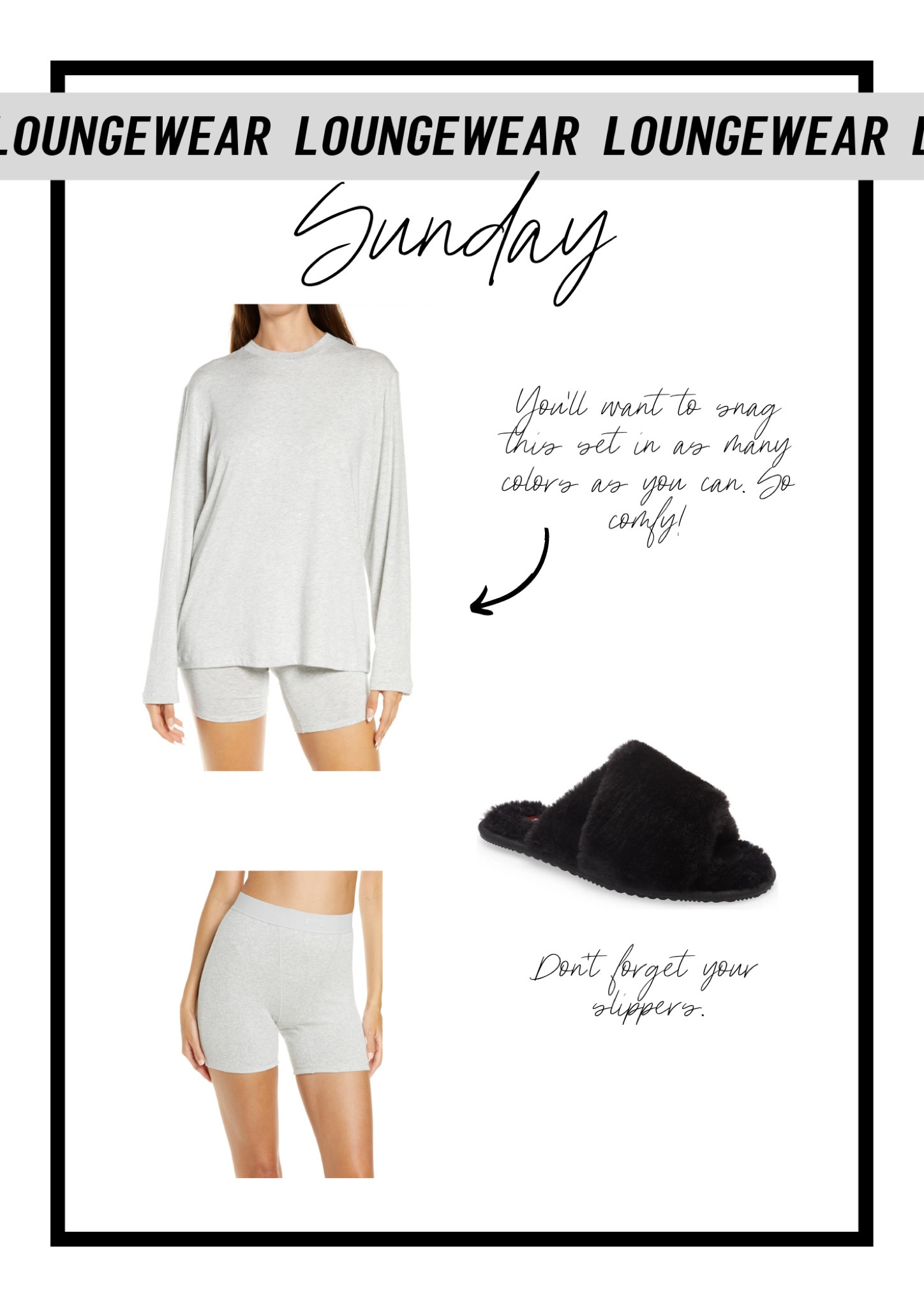 Skims. Pajamas. Sunday style  

#LTKunder100