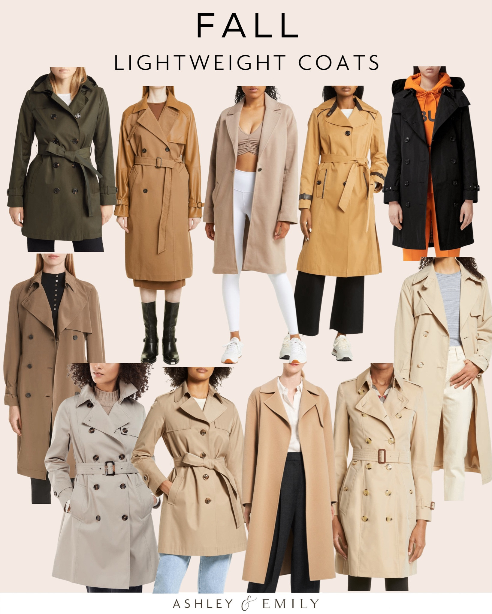 Fall lightweight coats we’re loving! 

Trench coats - lightweight coats - coats for fall 

#LTKfit #LTKSeasonal