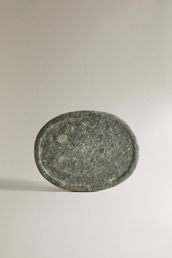 GREENISH MARBLE TRAY | Zara US